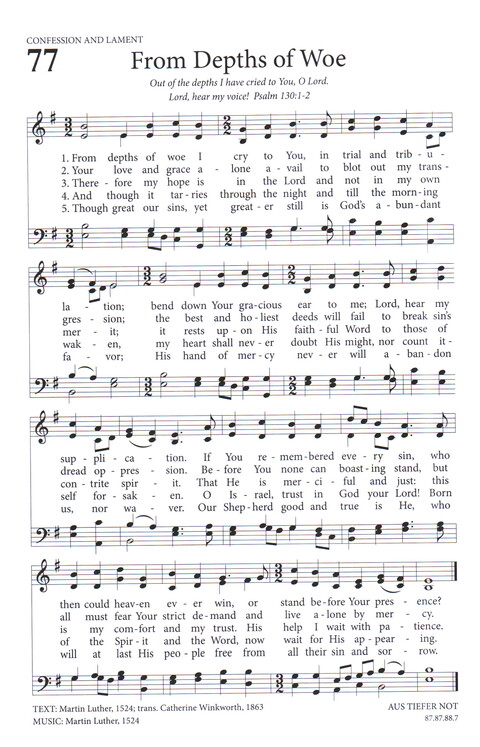 Sing the Wonder: hymns and psalms for the church (2nd ed.) page 89