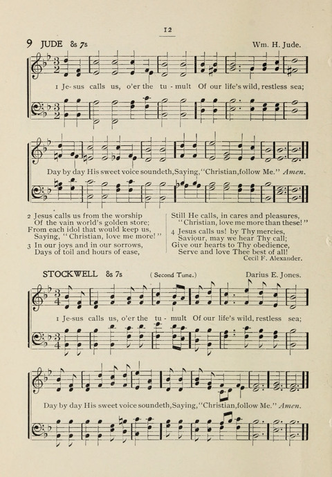 Student Volunteer Hymnal: Sixth International Convention, Rochester, New York page 8