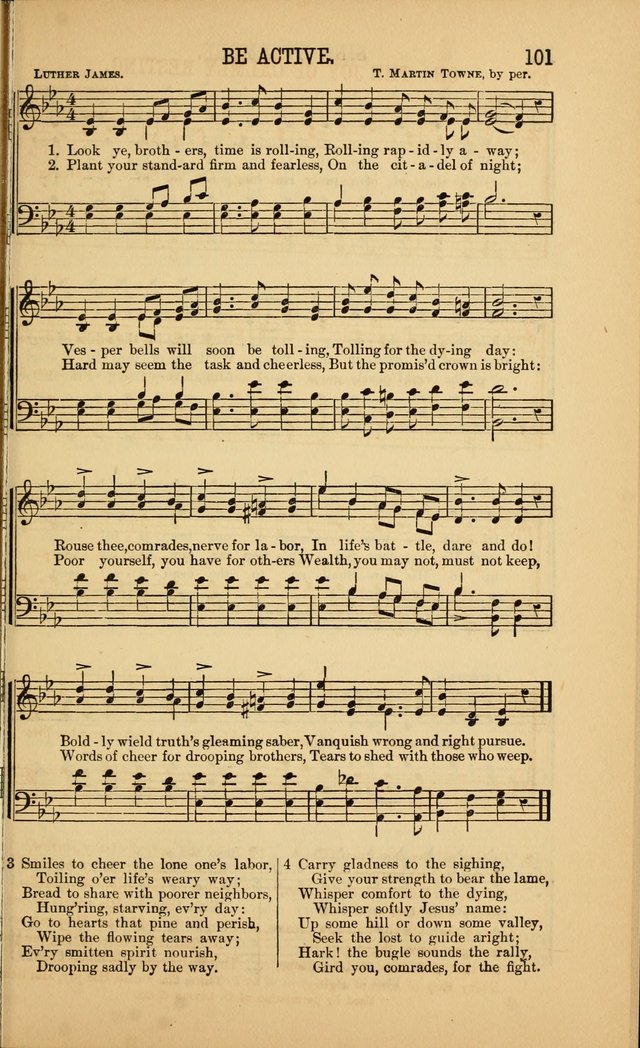 Singing on the Way: a collection of hymns and tunes for Sunday schools, social worship and congregations page 101