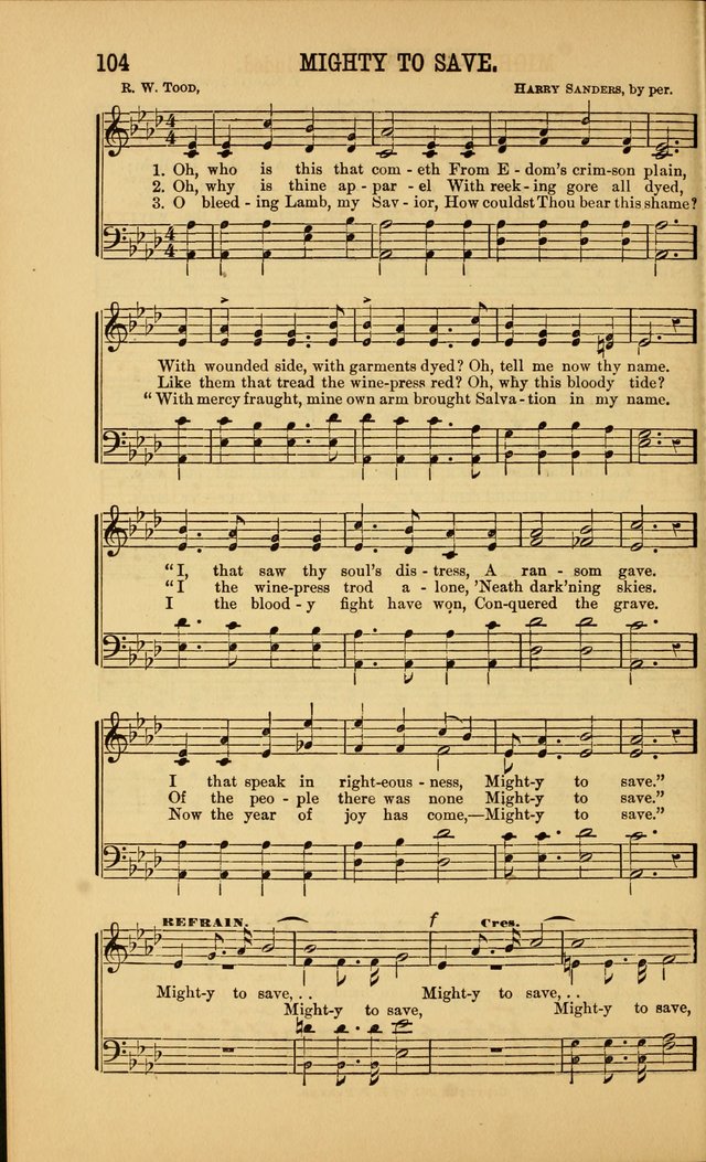 Singing on the Way: a collection of hymns and tunes for Sunday schools, social worship and congregations page 104