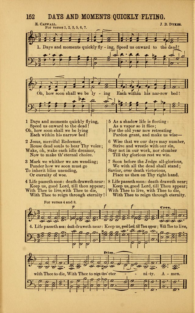 Singing on the Way: a collection of hymns and tunes for Sunday schools, social worship and congregations page 152