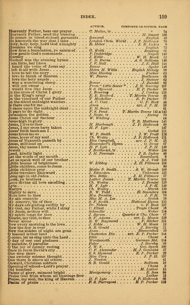 Singing on the Way: a collection of hymns and tunes for Sunday schools, social worship and congregations page 159