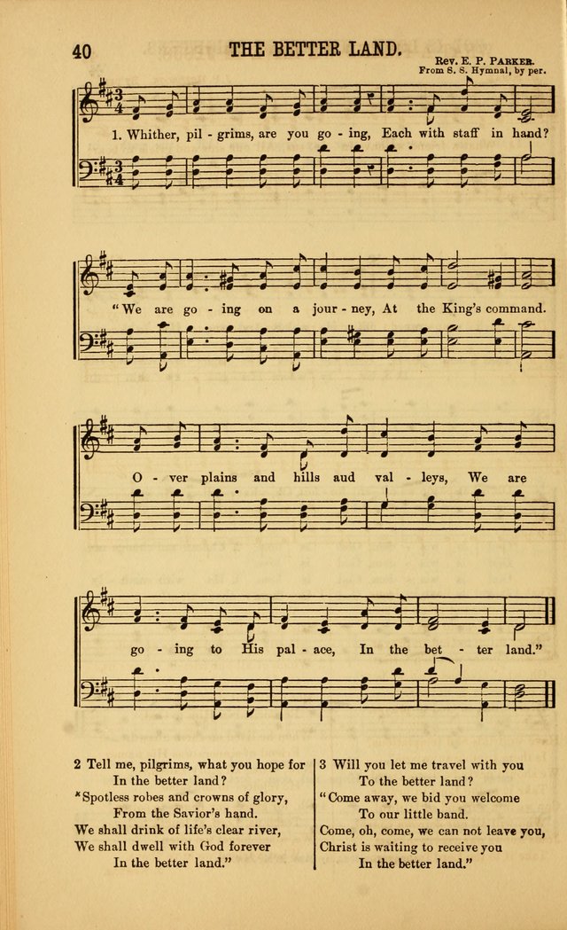 Singing on the Way: a collection of hymns and tunes for Sunday schools, social worship and congregations page 40