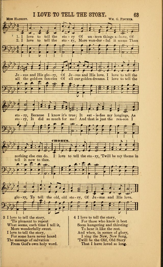 Singing on the Way: a collection of hymns and tunes for Sunday schools, social worship and congregations page 63