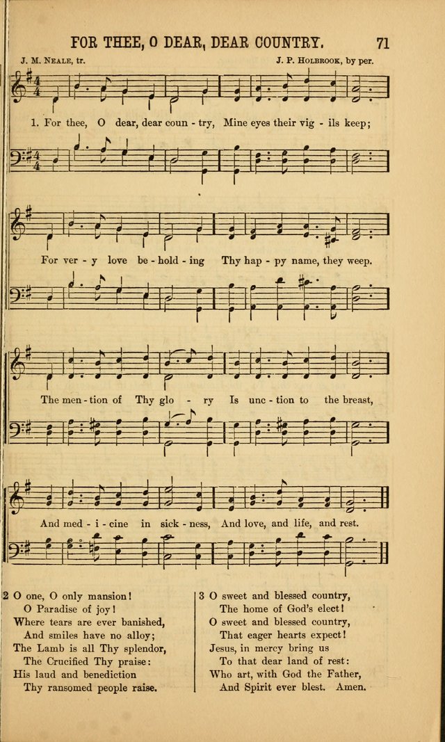Singing on the Way: a collection of hymns and tunes for Sunday schools, social worship and congregations page 71