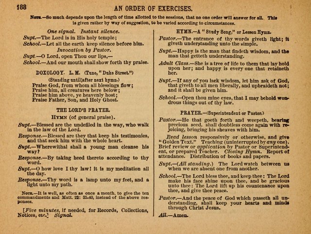 Song Worship for Sunday Schools page 187