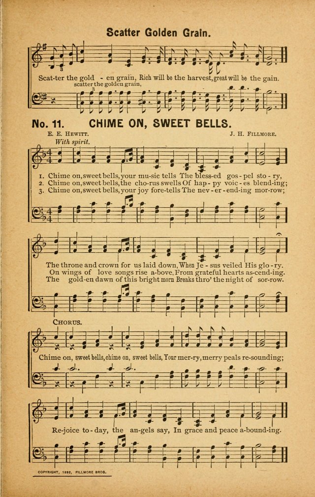 Sifted Wheat: a collection of songs for Sunday schools, young people