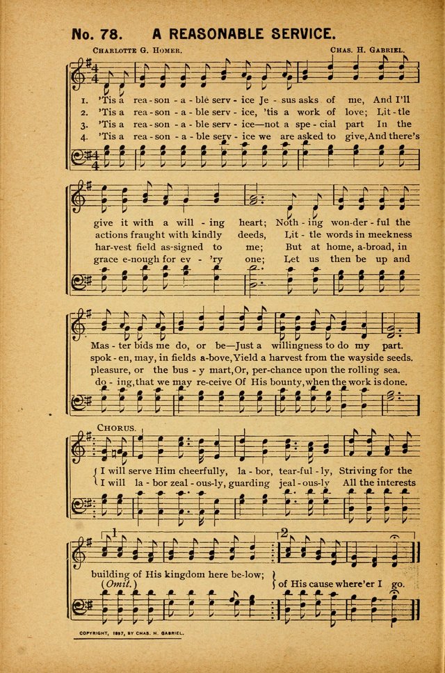 Sifted Wheat: a collection of songs for Sunday schools, young people
