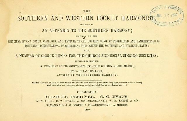 Southern and Western Pocket Harmonist: intended as an appendix to Southern Harmony page 8