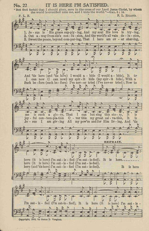 Soul-Winning Songs: for revivals, all soul winning work and general church use page 22