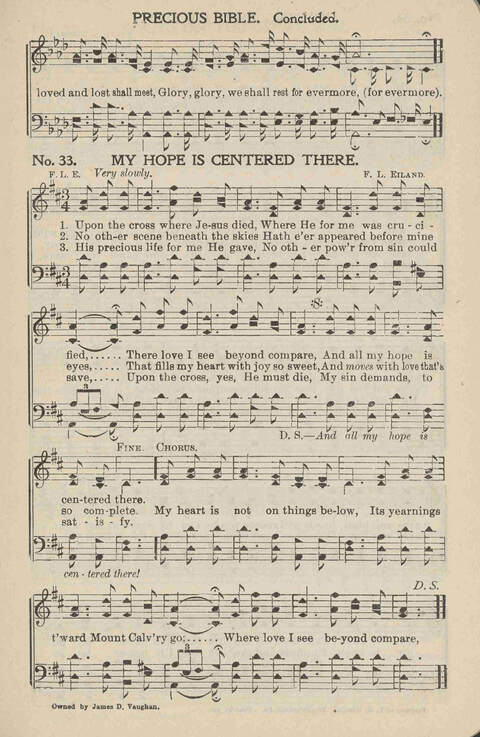 Soul-Winning Songs: for revivals, all soul winning work and general church use page 33