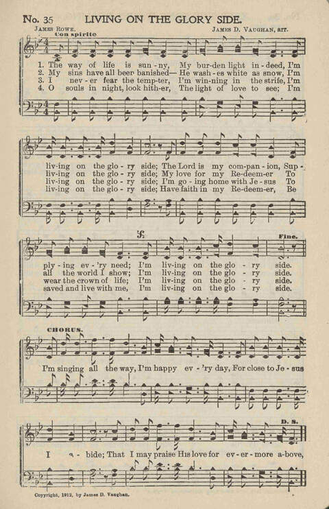 Soul-Winning Songs: for revivals, all soul winning work and general church use page 35