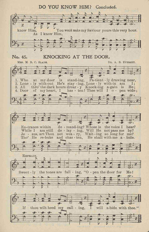 Soul-Winning Songs: for revivals, all soul winning work and general church use page 45