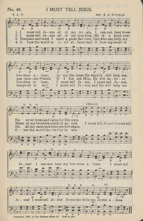 Soul-Winning Songs: for revivals, all soul winning work and general church use page 49