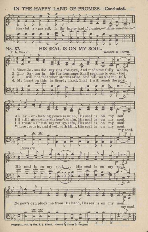 Soul-Winning Songs: for revivals, all soul winning work and general church use page 87
