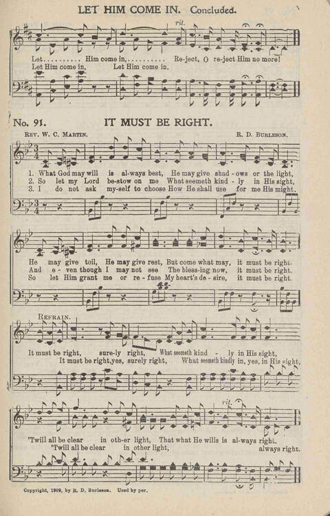 Soul-Winning Songs: for revivals, all soul winning work and general church use page 91