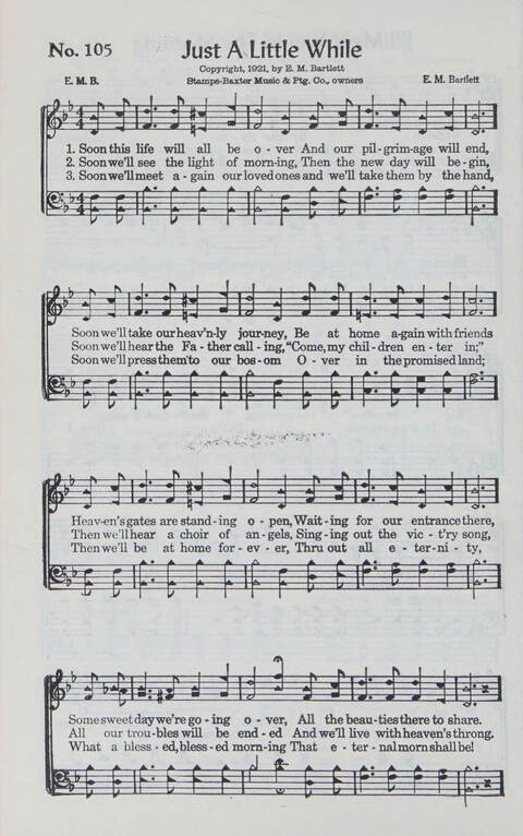 Songs We Sing Complete: a selection of songs that never grow old which have inspired the saints through decades page 100