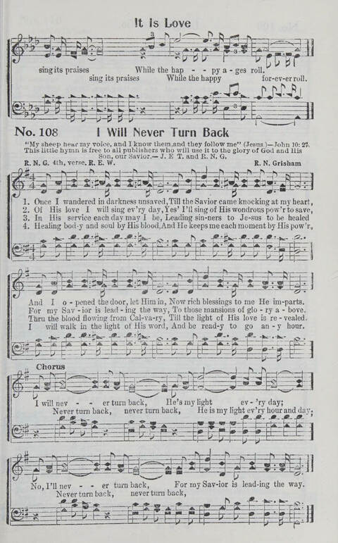 Songs We Sing Complete: a selection of songs that never grow old which have inspired the saints through decades page 105