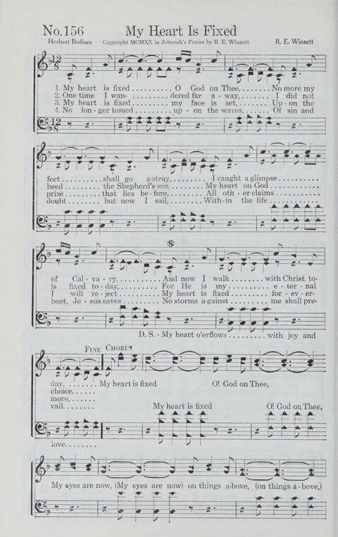 Songs We Sing Complete: a selection of songs that never grow old which have inspired the saints through decades page 154