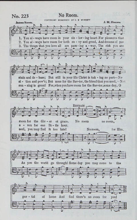 Songs We Sing Complete: a selection of songs that never grow old which have inspired the saints through decades page 224
