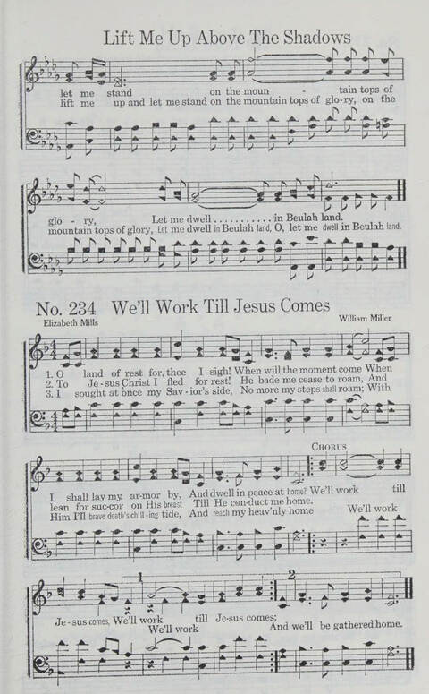 Songs We Sing Complete: a selection of songs that never grow old which have inspired the saints through decades page 235