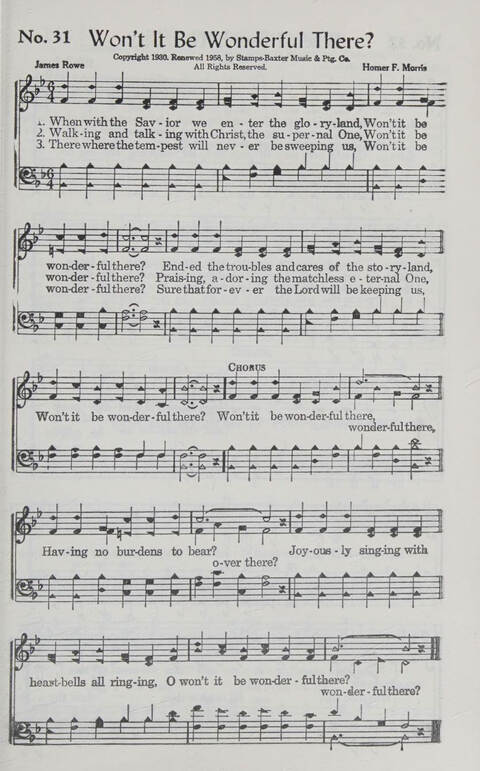 Songs We Sing Complete: a selection of songs that never grow old which have inspired the saints through decades page 31