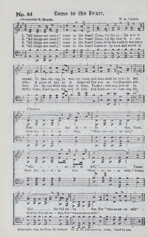 Songs We Sing Complete: a selection of songs that never grow old which have inspired the saints through decades page 44