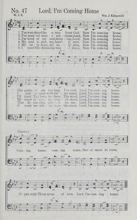 Songs We Sing Complete: a selection of songs that never grow old which have inspired the saints through decades page 47