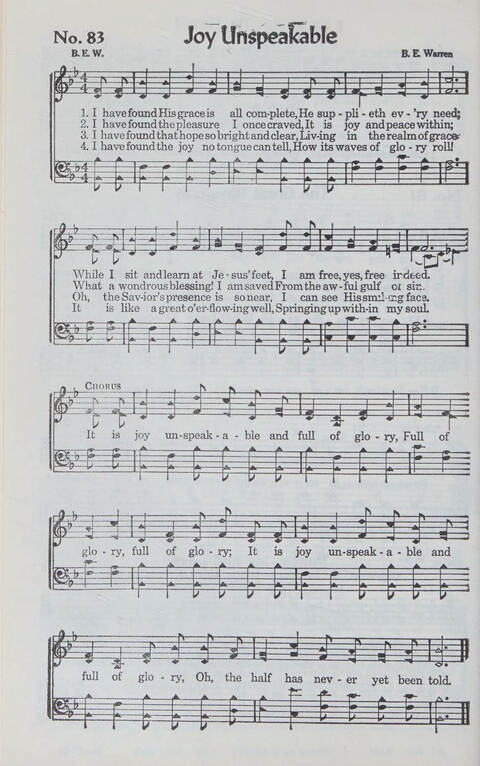 Songs We Sing Complete: a selection of songs that never grow old which have inspired the saints through decades page 76