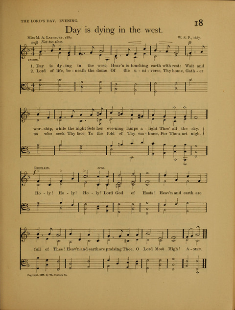 Songs of Worship: for the Sunday School page 17