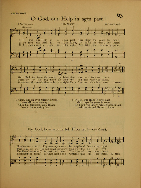 Songs of Worship: for the Sunday School page 55