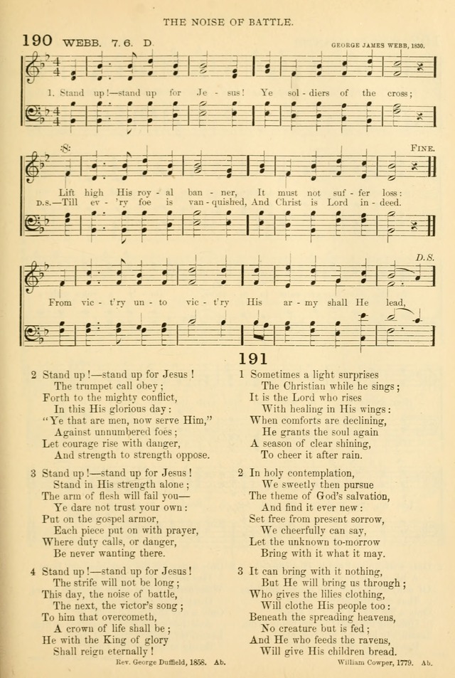 Songs of Work and Worship: a collection of hymns and tunes for devotional and evangelistic meetings page 116