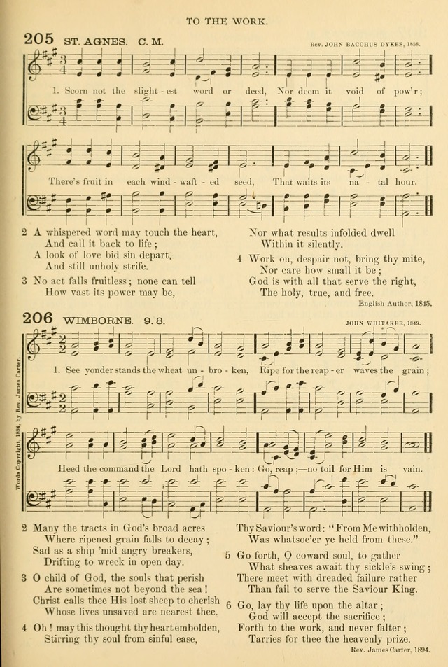 Songs of Work and Worship: a collection of hymns and tunes for devotional and evangelistic meetings page 126