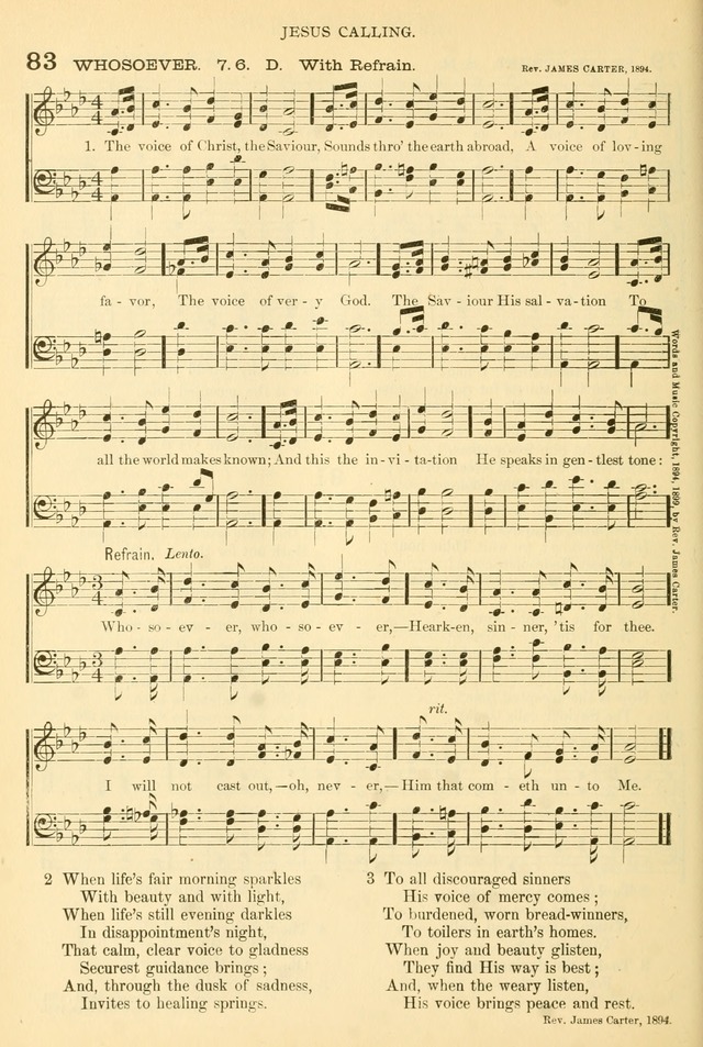 Songs of Work and Worship: a collection of hymns and tunes for devotional and evangelistic meetings page 55
