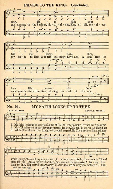 Sunrise in Glory: our 1936 Book for Sunday-Schools, Singing Schools, Revivals, Conventions and General Use in Christian Worship page 92