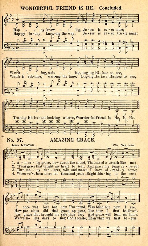 Sunrise in Glory: our 1936 Book for Sunday-Schools, Singing Schools, Revivals, Conventions and General Use in Christian Worship page 98