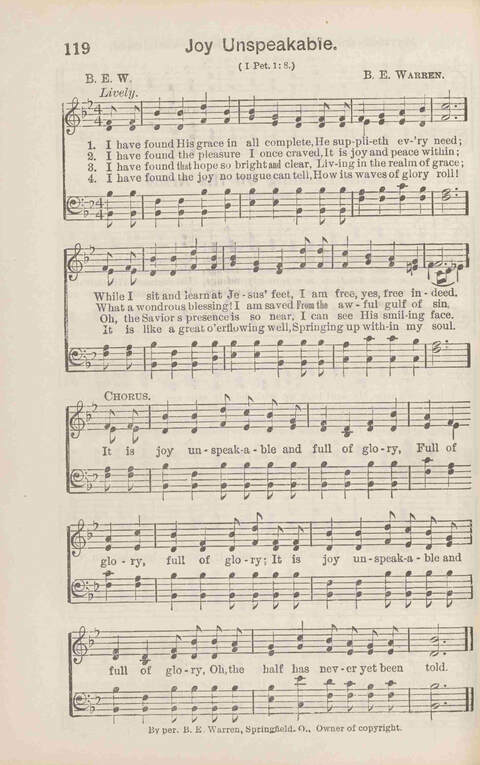 Songs of Full Salvation: for the church, Sunday school, revival meeting, prayer meeting, young people