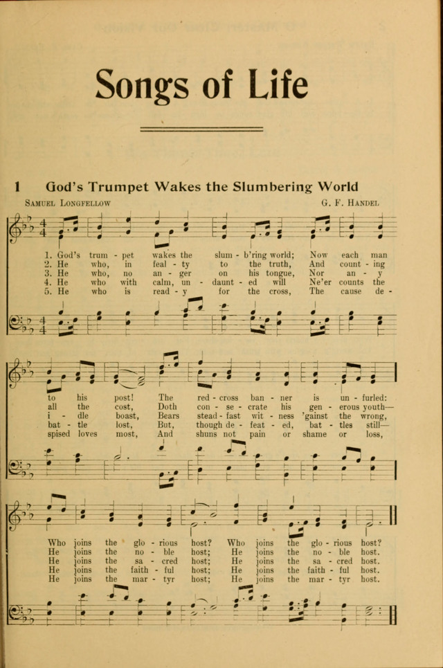 Songs of Life page 1