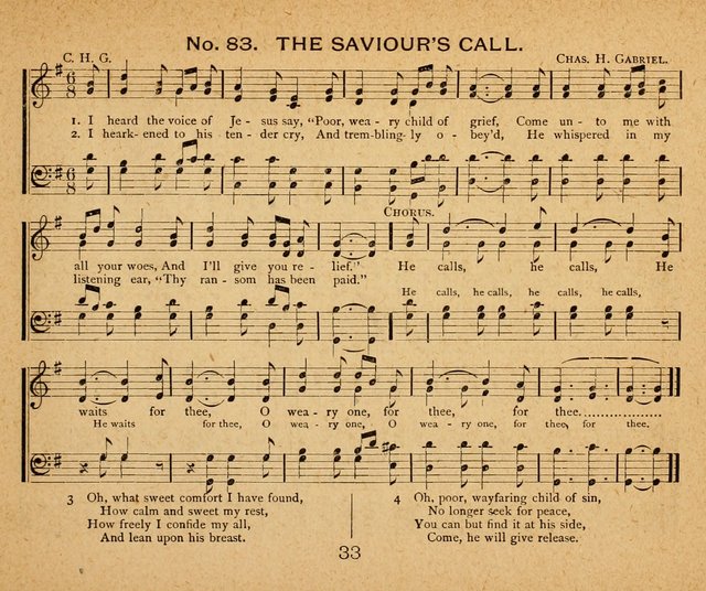 Songs of Love and Praise: for Sabbath-Schools, Prayer-Meetings, and Family Circle page 33