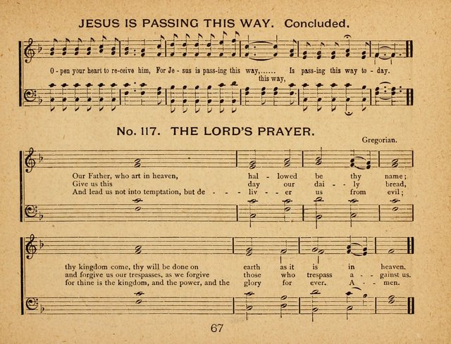 Songs of Love and Praise: for Sabbath-Schools, Prayer-Meetings, and Family Circle page 67