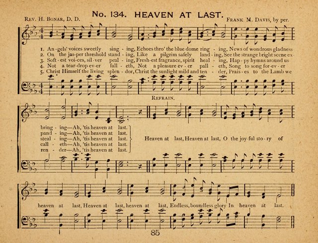 Songs of Love and Praise: for Sabbath-Schools, Prayer-Meetings, and Family Circle page 85