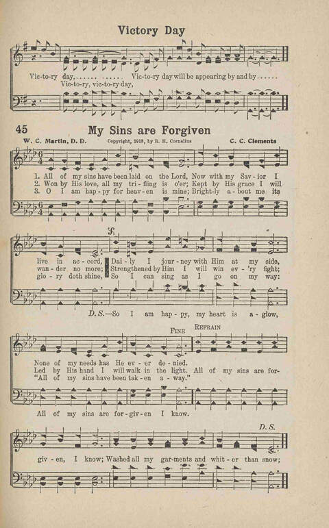Songs of Our Saviour: for the church, Sunday school and other service of the sanctuary page 47