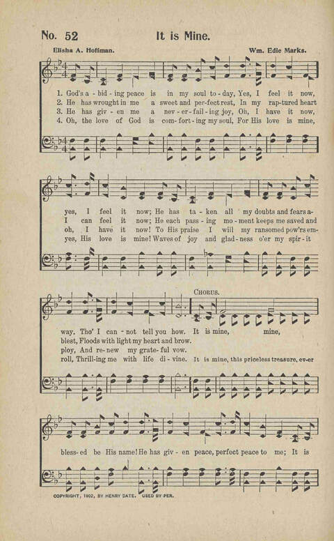 Songs of Our Saviour: for the church, Sunday school and other service of the sanctuary page 54