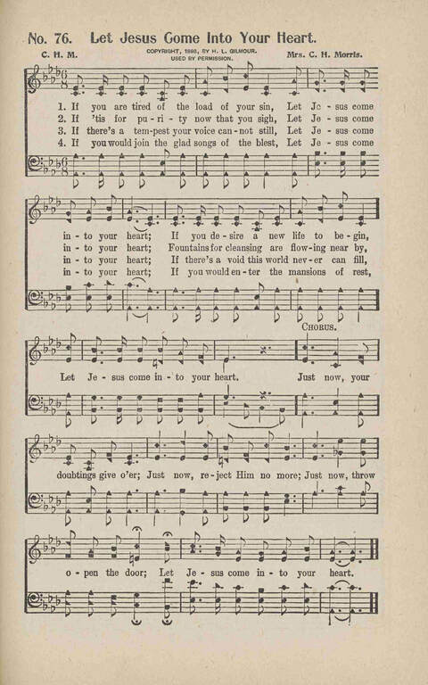 Songs of Our Saviour: for the church, Sunday school and other service of the sanctuary page 79