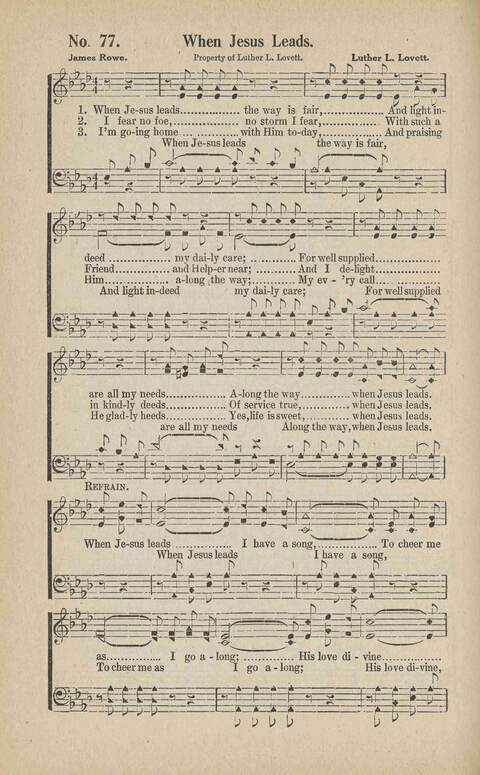 Songs of Our Saviour: for the church, Sunday school and other service of the sanctuary page 80
