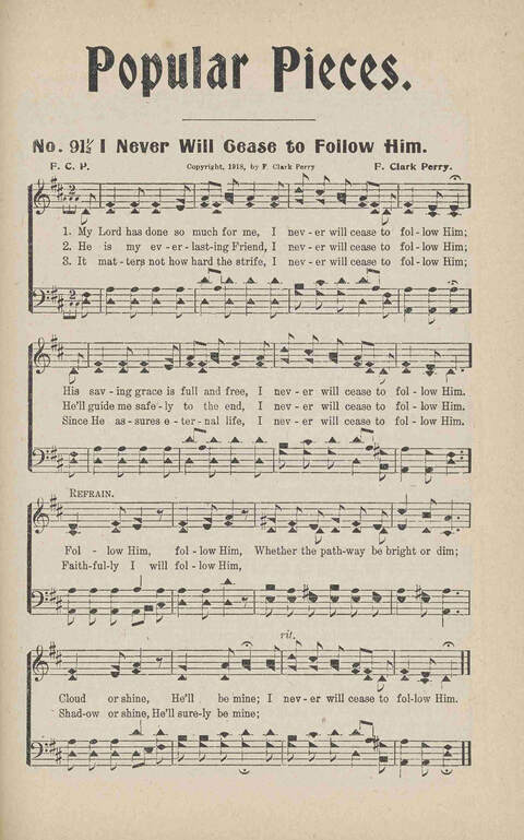 Songs of Our Saviour: for the church, Sunday school and other service of the sanctuary page 95