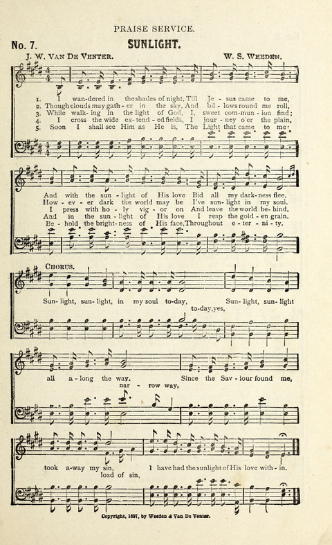 Songs of Praise and Consecration page 7