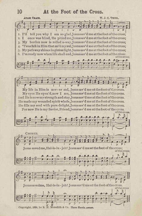Songs of Pentecostal Fellowship page 10