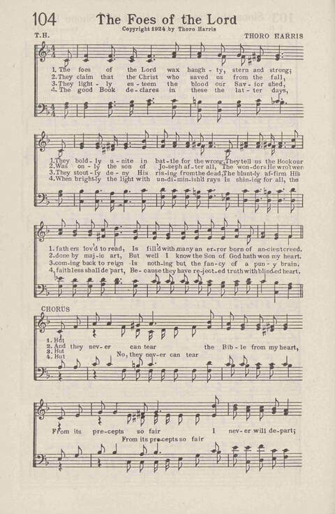 Songs of Pentecostal Fellowship page 100