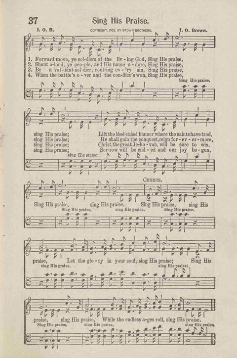 Songs of Pentecostal Fellowship page 37